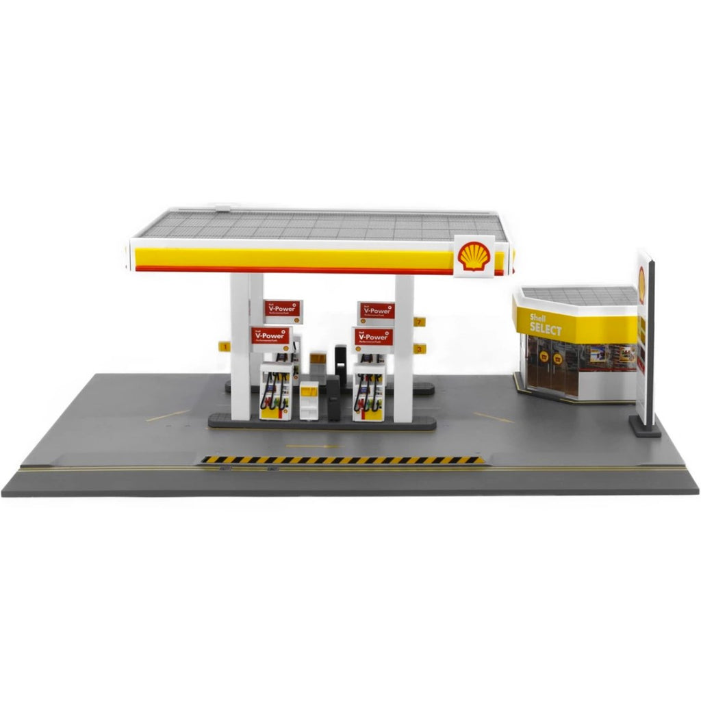Tiny Models Shell Petrol Station Diorama Playset (1:64 / 1:76 Scale ...