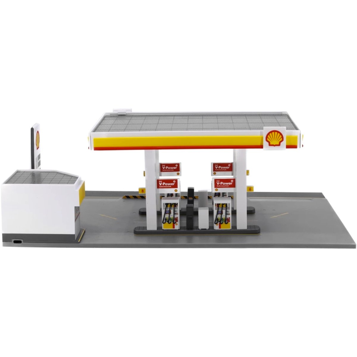 Tiny Models Shell Petrol Station Diorama Playset (1:64 / 1:76