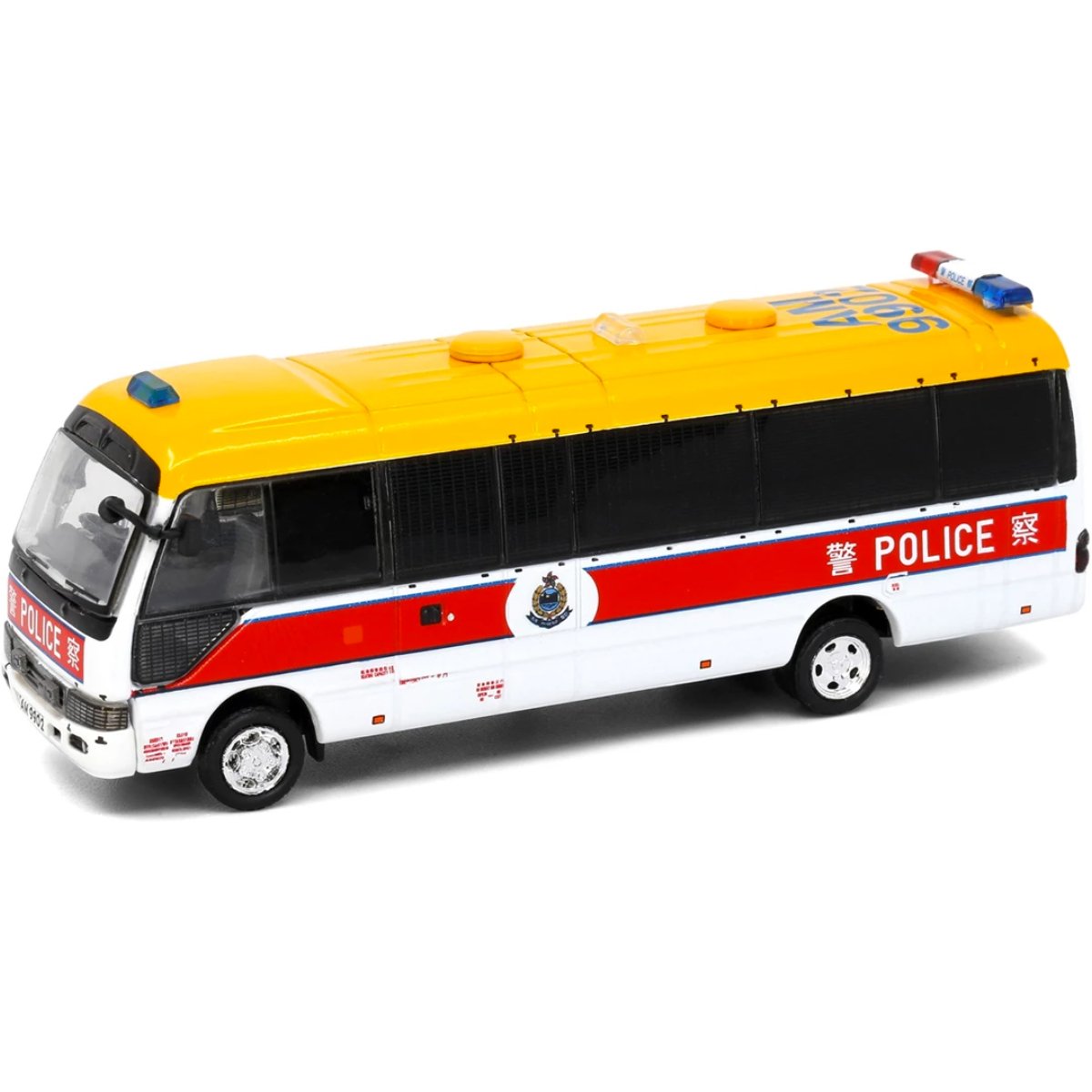 Tiny Models Toyota Coaster B59 Police APT AM9902 (1:76 Scale) - Phillips Hobbies