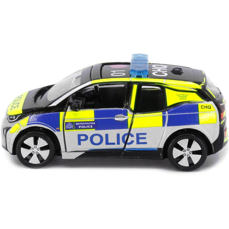 Tiny Models UK15 BMW i3 Metropolitan Police Car (1:64 Scale) - Phillips Hobbies