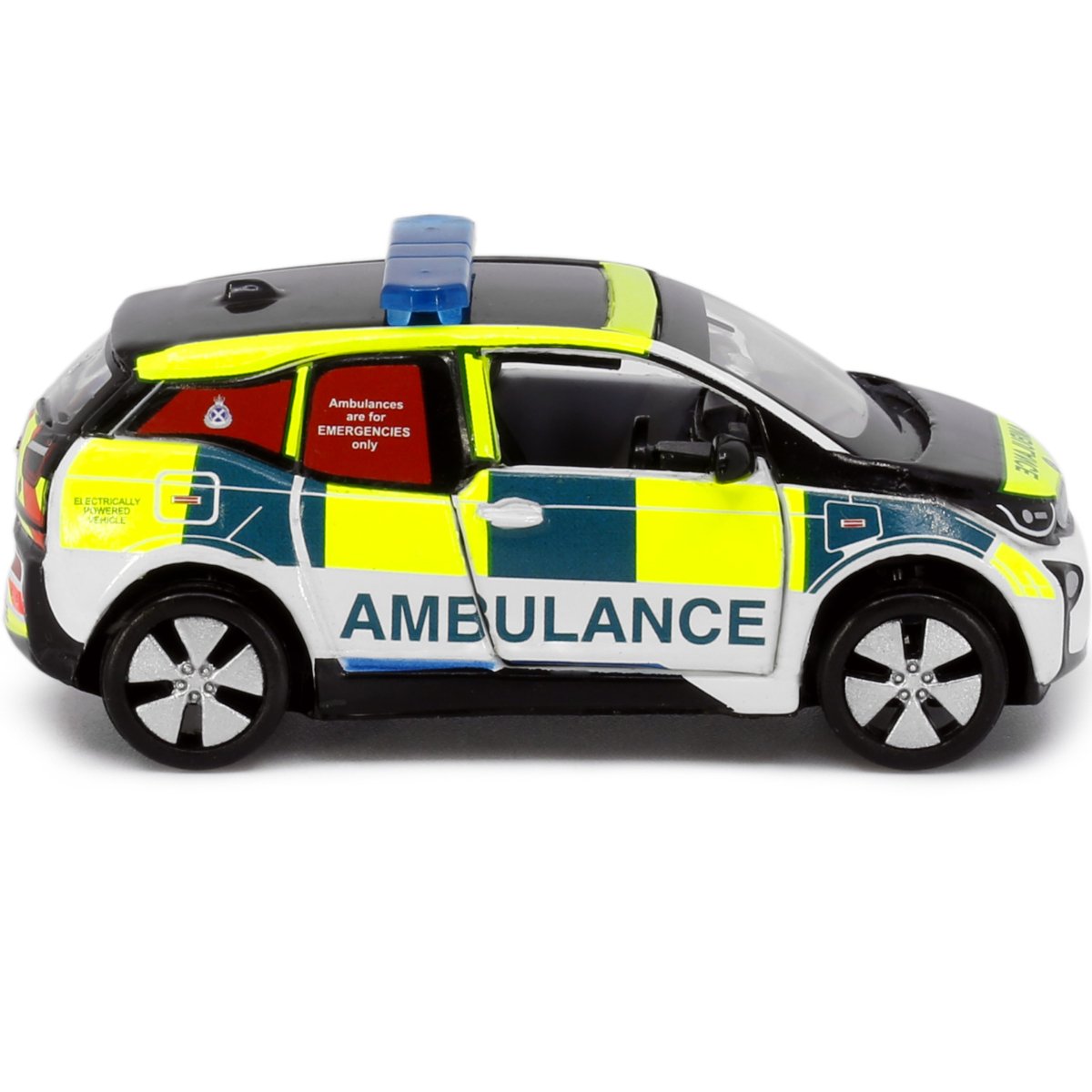 Tiny Models UK17 BMW i3 Scottish Ambulance Service (1:64 Scale) - Phillips Hobbies