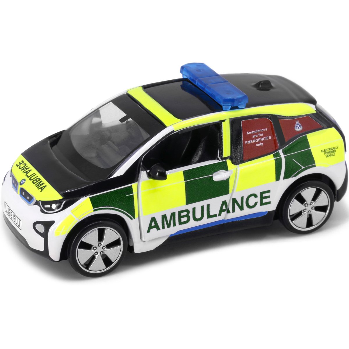 Tiny Models UK17 BMW i3 Scottish Ambulance Service (1:64 Scale) - Phillips Hobbies