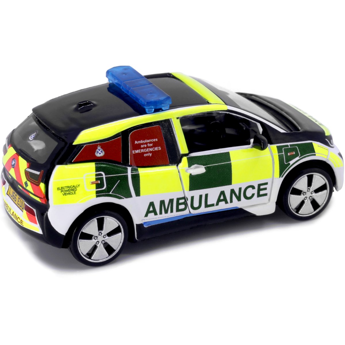 Tiny Models UK17 BMW i3 Scottish Ambulance Service (1:64 Scale) - Phillips Hobbies