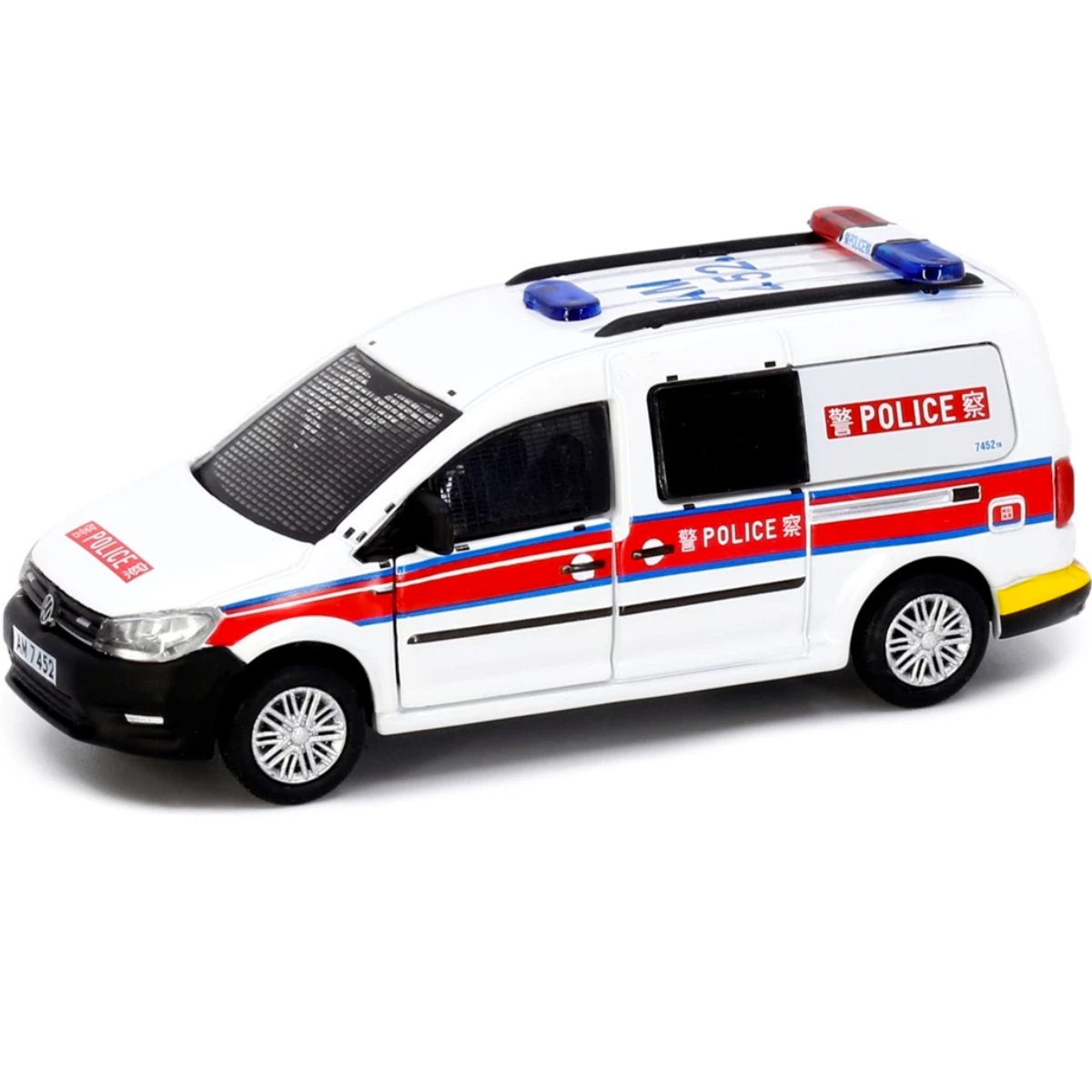 Tiny Models Volkswagen Caddy Hong Kong Police AM7452 (1:64 Scale) - Phillips Hobbies