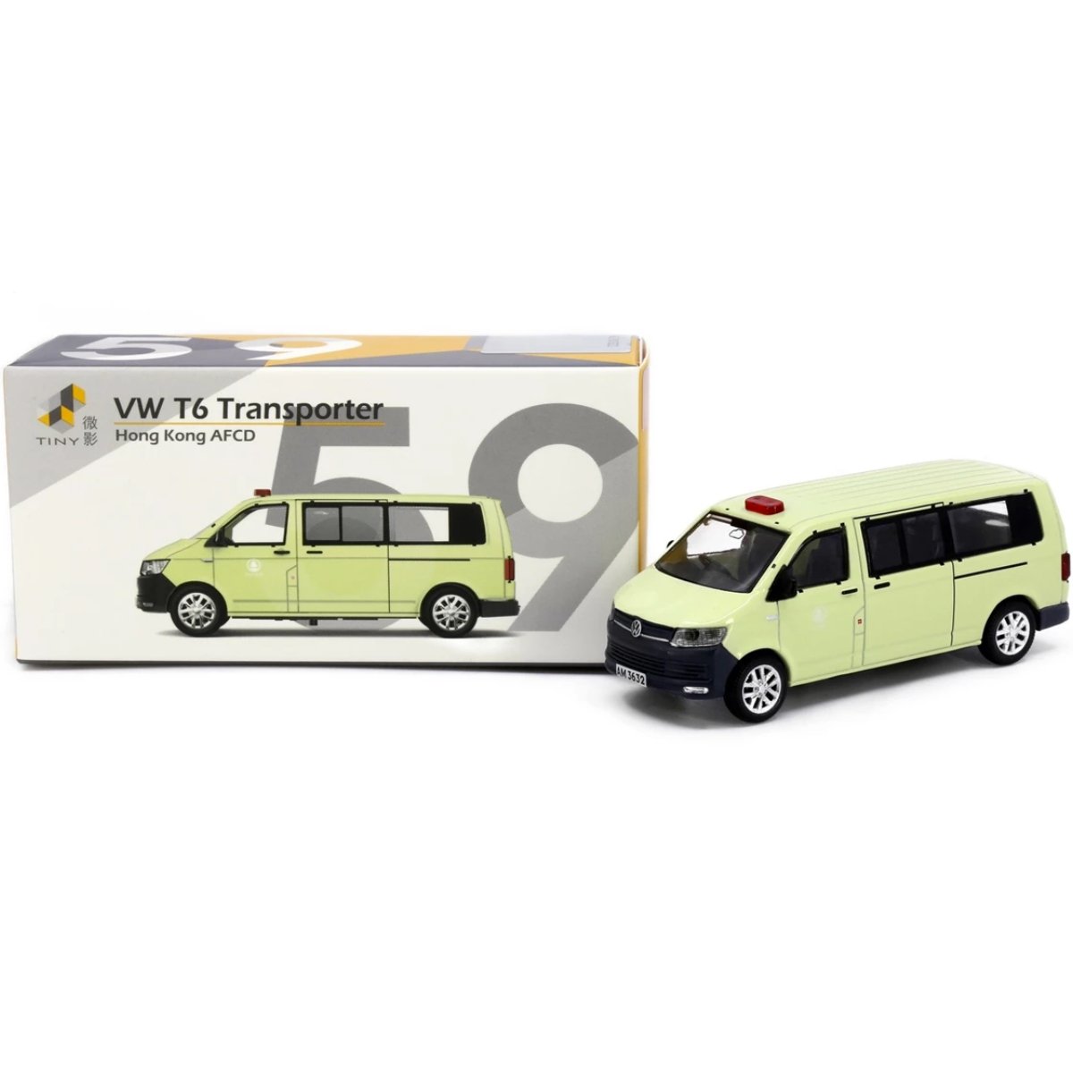 Tiny Models Volkswagen T6 Transporter AFCD (1:64 Scale) - Phillips Hobbies