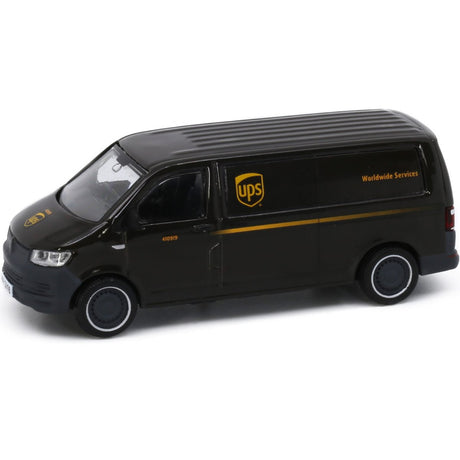 Tiny Models Volkswagen T6 Transporter UPS (1:64 Scale) - Phillips Hobbies
