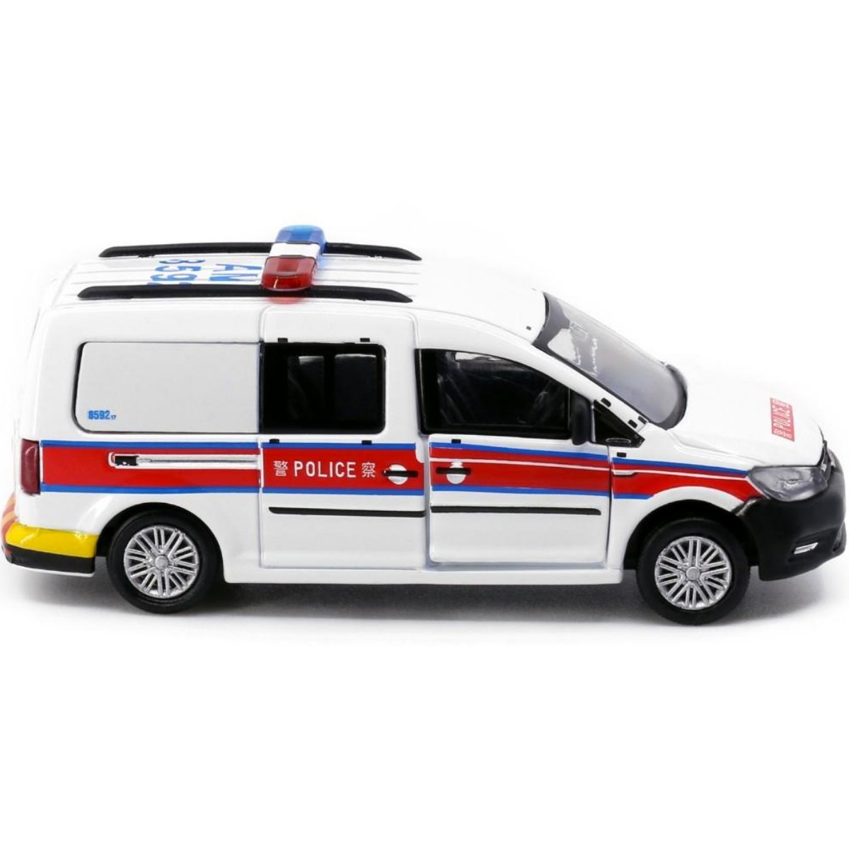 Tiny Models VW Caddy Hong Kong Police (1:64 Scale) - Phillips Hobbies