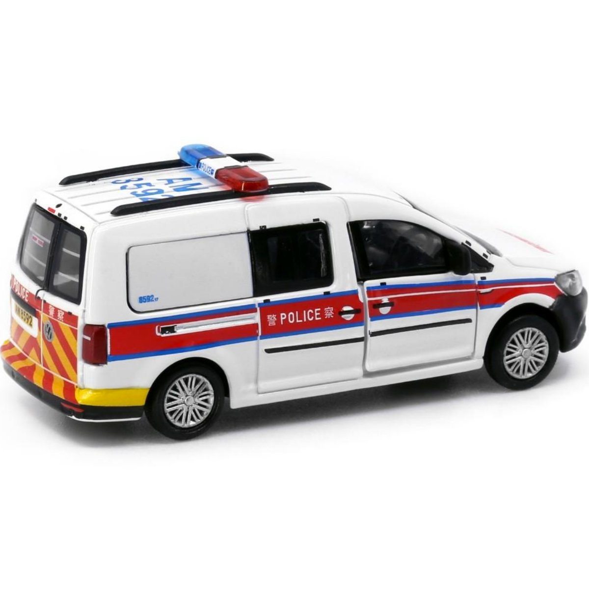 Tiny Models VW Caddy Hong Kong Police (1:64 Scale) - Phillips Hobbies