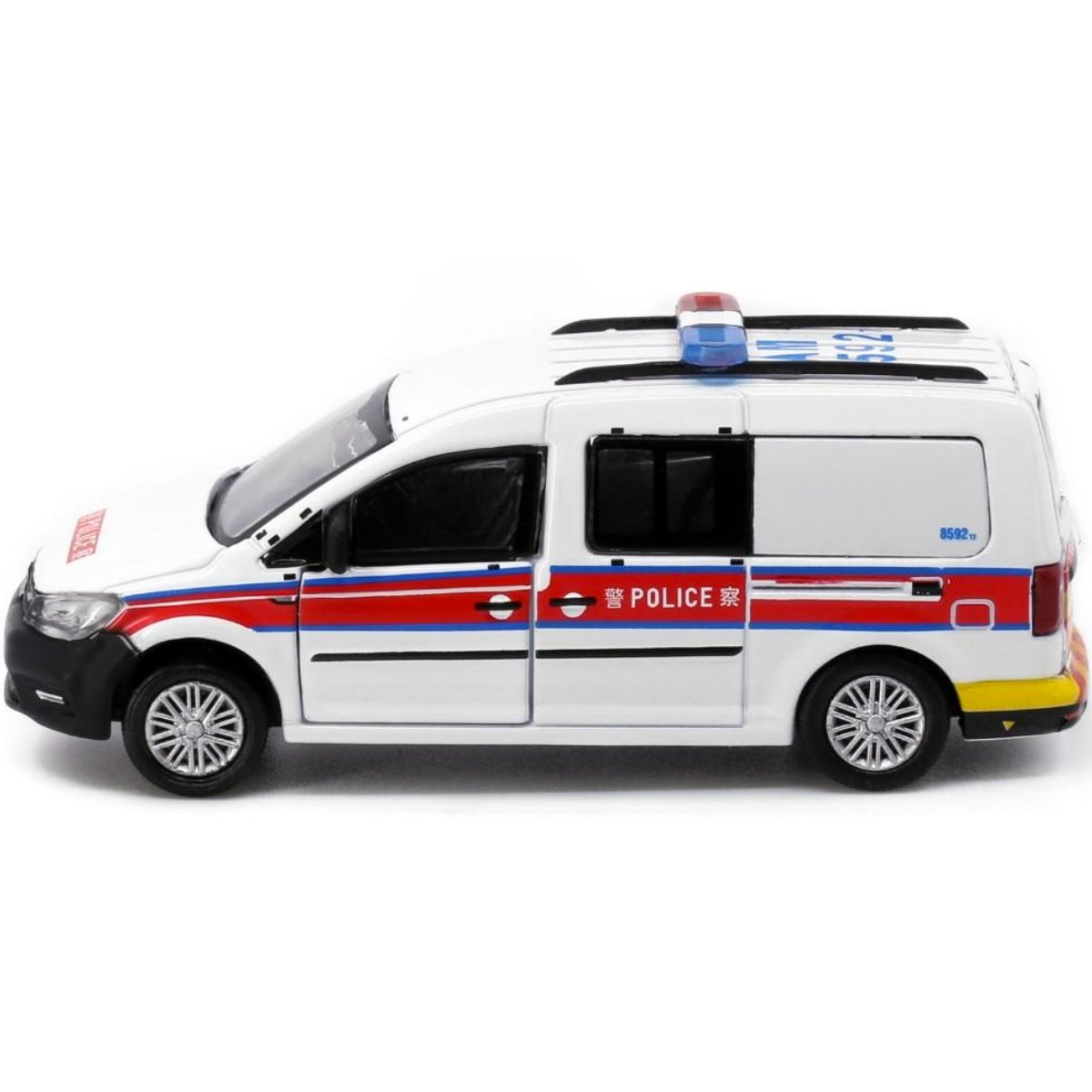 Tiny Models VW Caddy Hong Kong Police (1:64 Scale) - Phillips Hobbies