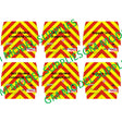 Transit SWB Conversion Kit - Network Rail Rear Chevrons (1:76 Scale Decals) - Phillips Hobbies