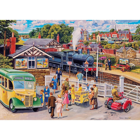 Treats At The Station - Gibsons 1000 Piece Jigsaw Puzzle - Phillips Hobbies