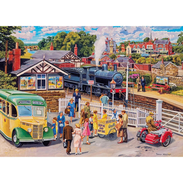Treats At The Station - Gibsons 1000 Piece Jigsaw Puzzle - Phillips Hobbies