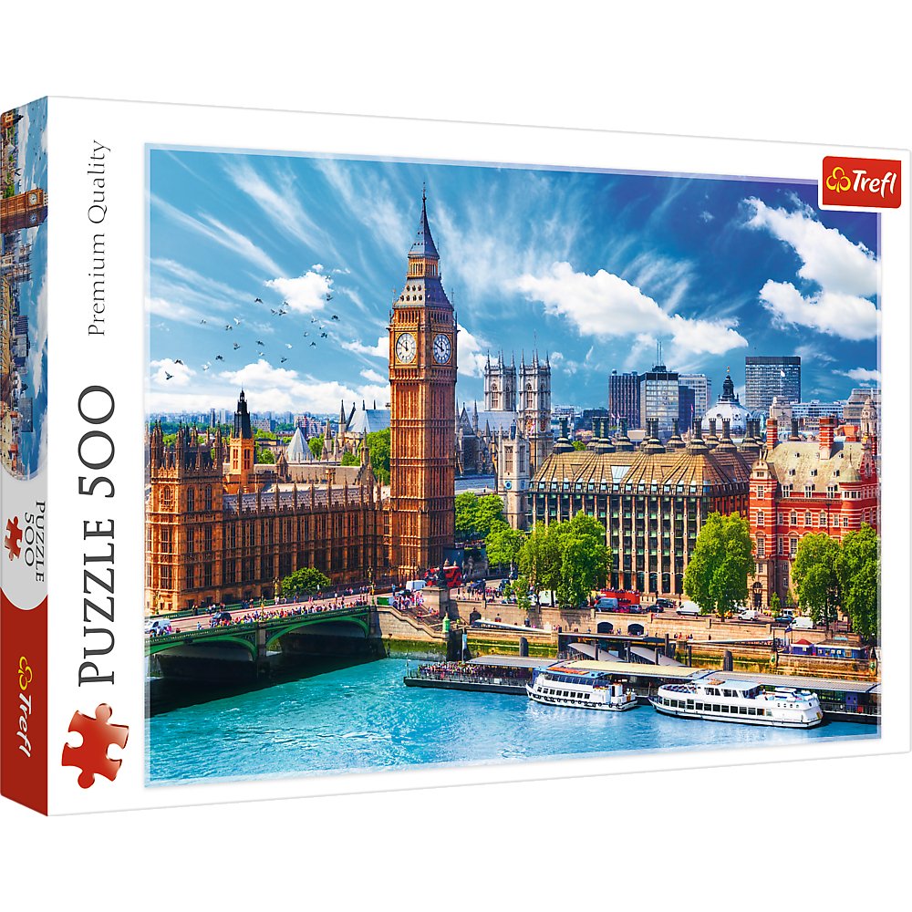 Trefl Sunny Day in London Jigsaw Puzzle (500 Pieces) - Phillips Hobbies