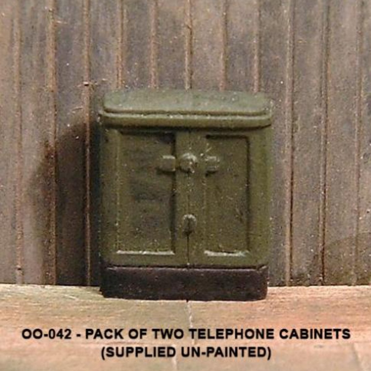 Unit Models 2x Telephone Cabinets (Unpainted) - OO Gauge - Phillips Hobbies
