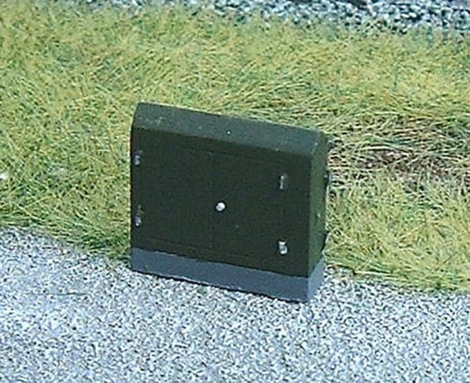 Unit Models 2x Telephone Relay Cabinets (Painted) - OO Gauge - Phillips Hobbies