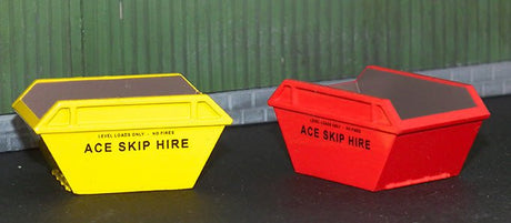 Unit Models Medium Skips (2 Pack) - OO Gauge - Phillips Hobbies