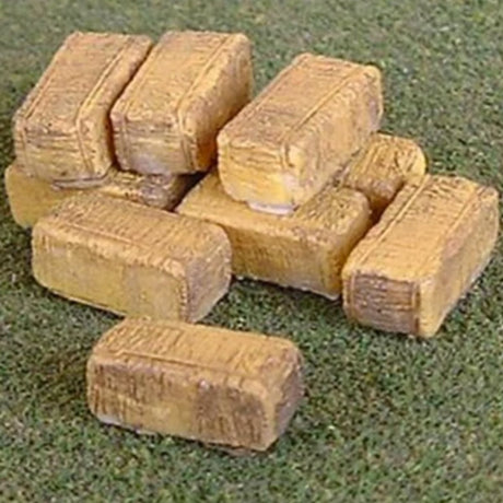 Unit Models OO-034P Hay Bales x10 - OO Gauge - Phillips Hobbies