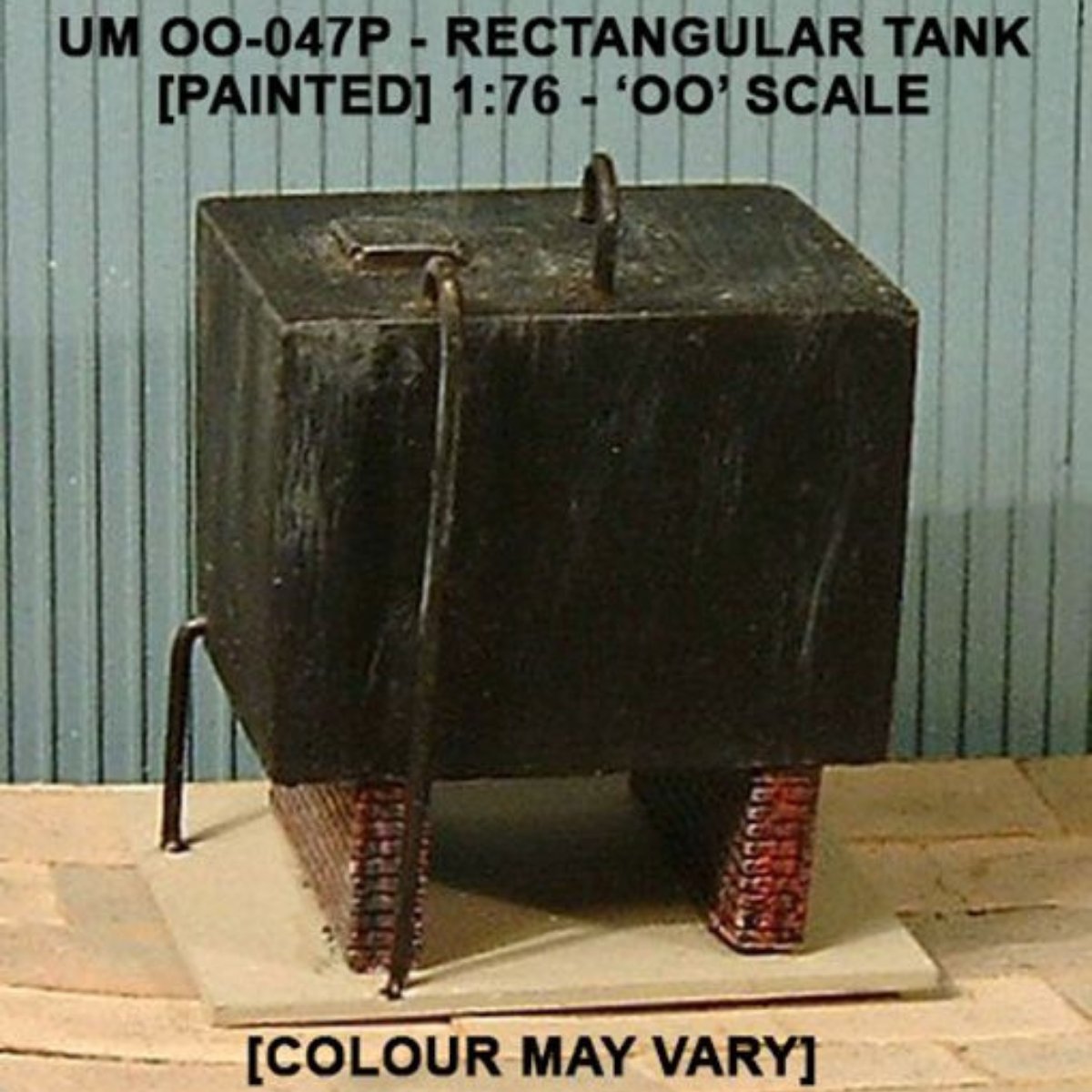 Unit Models OO-047P Rectangular Tank (Painted) - OO Gauge - Phillips Hobbies