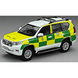Vitesse Toyota Land Cruiser Prado 2018 UK Ambulance Service Isle of Wight NHS Trust - 1:43 Scale Model - Phillips Hobbies