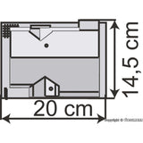 Vollmer 43662 Lidl Supermarket Plastic Kit - HO / OO Gauge - Phillips Hobbies