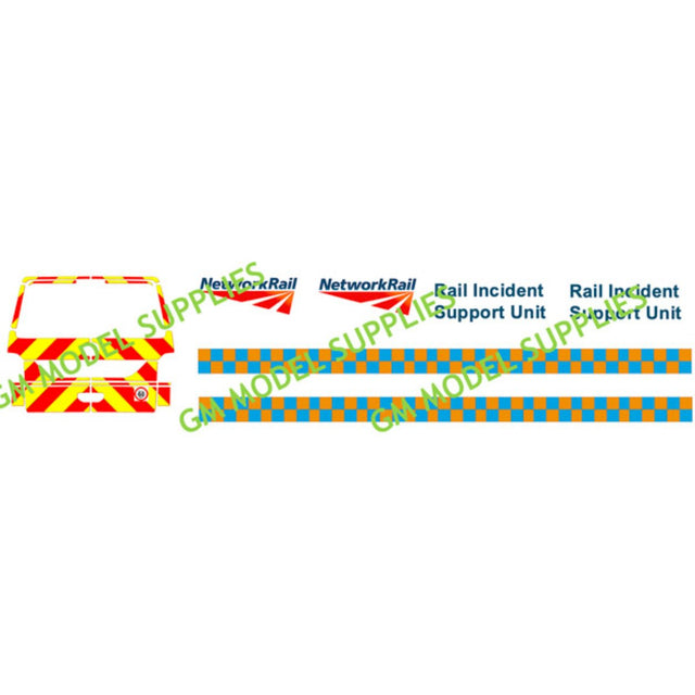 VW T5 Conversion Kit - Network Rail Livery (1:76 Scale Decals) - Phillips Hobbies