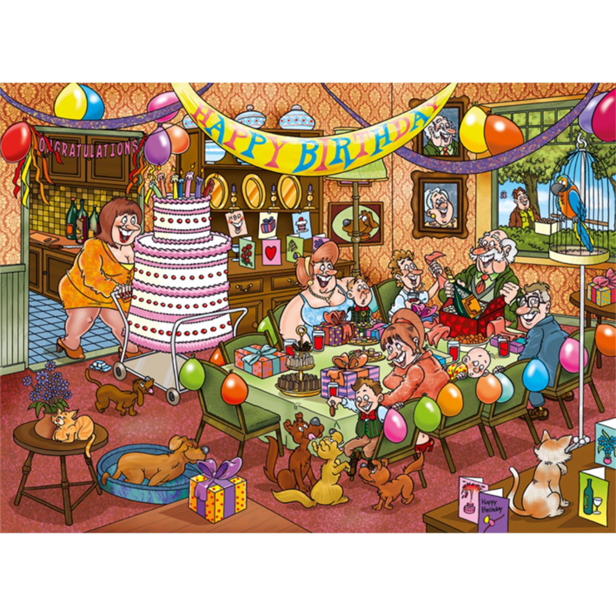 Wasgij Mystery 16 Birthday Surprise Jigsaw Puzzle (1000 Pieces) - Phillips Hobbies