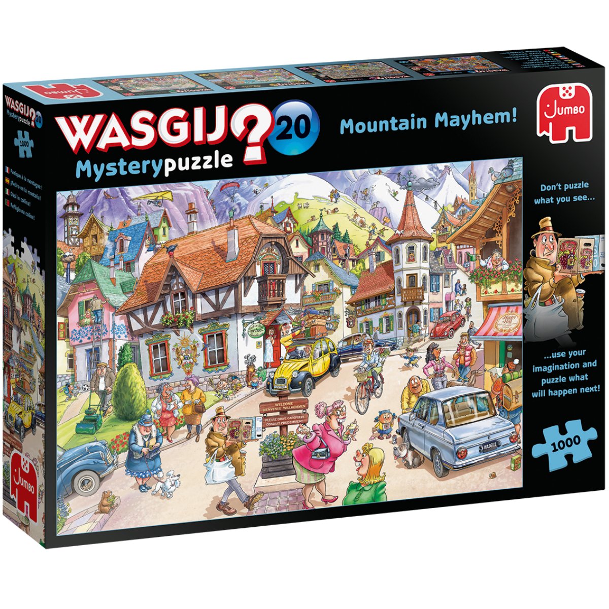 Wasgij Mystery 20 Mountain Mayhem! 1000 Piece Jigsaw Puzzle - Phillips Hobbies