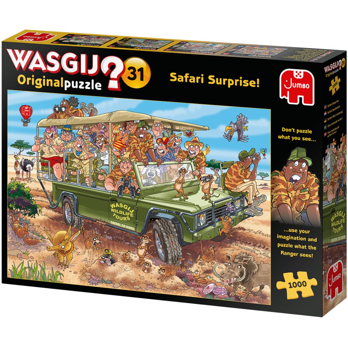 Wasgij Original 31 Safari Surprise! Jigsaw Puzzle (1000 Pieces) - Phillips Hobbies
