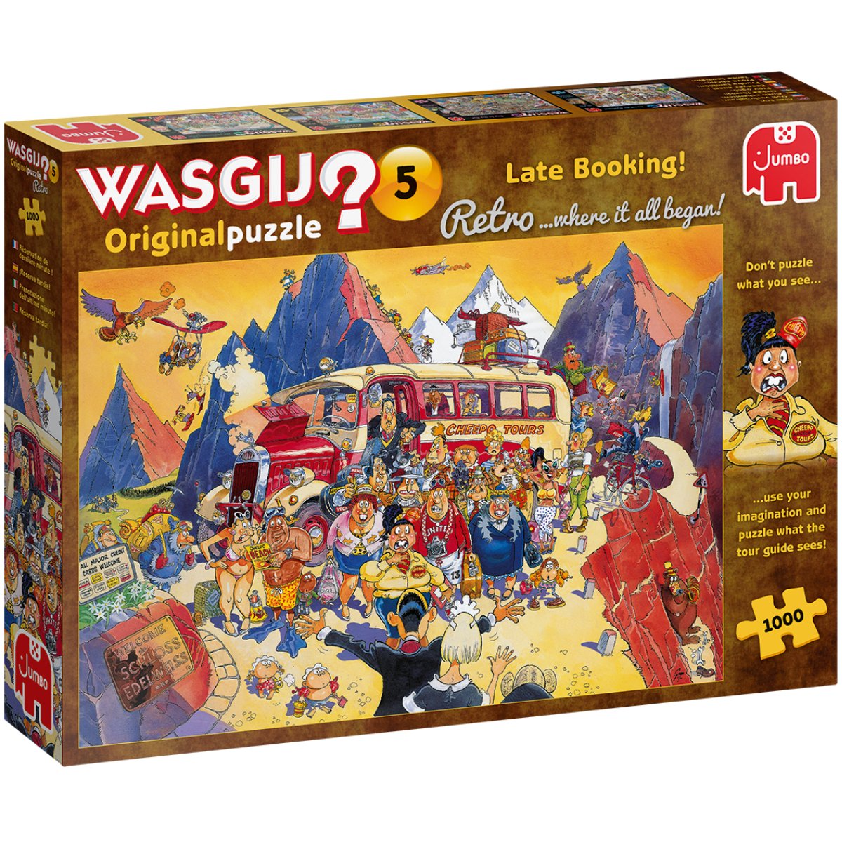 Wasgij Retro Original 5 Late Booking! Jigsaw Puzzle (1000 Pieces) - Phillips Hobbies