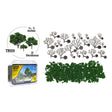 Woodland Scenics ¾" - 3" Medium Green Deciduous Trees (21/Kit) - Phillips Hobbies
