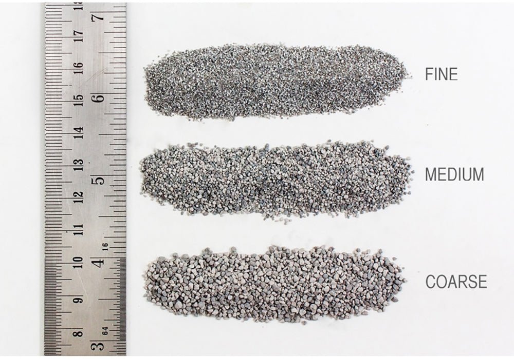 Woodland Scenics B1395 Coarse Ballast Gray Blend - Canister/Shaker Jar - Phillips Hobbies