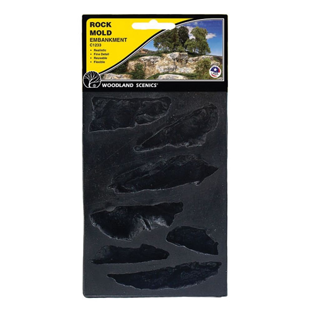 Woodland Scenics C1233 Embankments Rock Mould (5"x7") - Phillips Hobbies