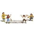 Woodland Scenics Firemen To The Rescue Figures - OO/HO Gauge - Phillips Hobbies