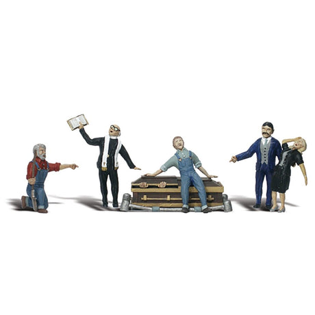 Woodland Scenics Graveside Service Figures - OO/HO Gauge - Phillips Hobbies