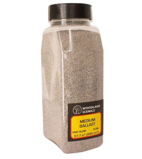 Woodland Scenics Grey Blend Fine Ballast Shaker Jar B1393 - Phillips Hobbies
