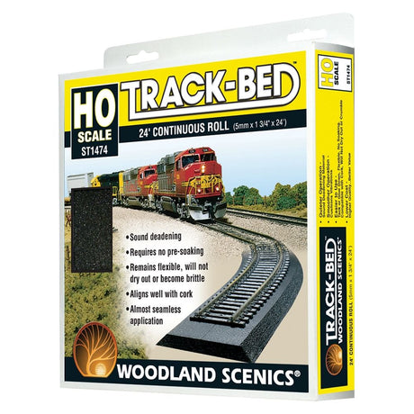 Woodland Scenics ST1474 HO Track - Bed™ Roll 24' - Phillips Hobbies