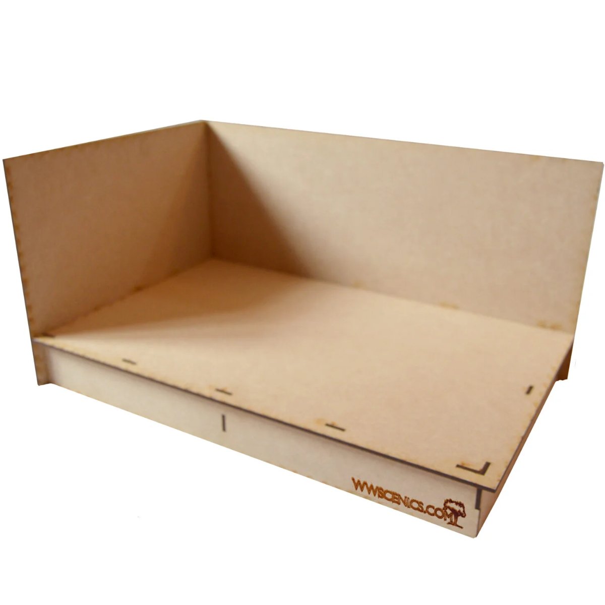 WWScenics Diorama Baseboard Type 4 Left Hand Corner – Display Mount - Phillips Hobbies