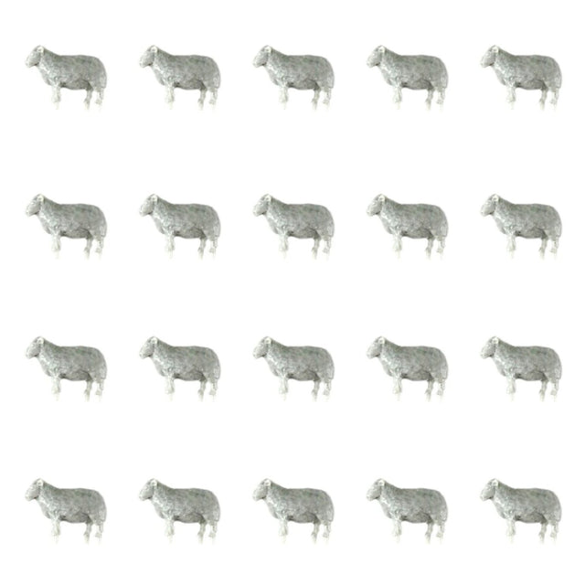WWScenics Hand Sculpted Sheep Unpainted x20 - OO Gauge - Phillips Hobbies