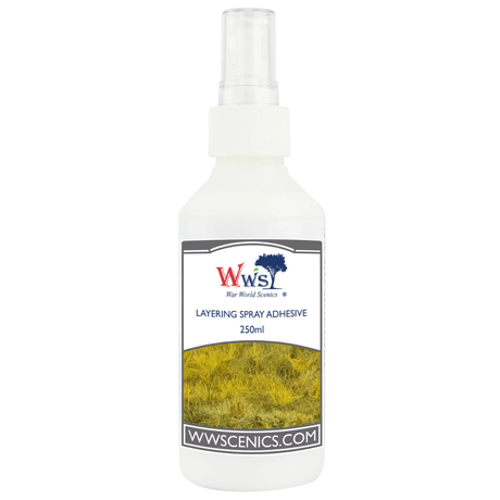 WWScenics Layering Spray Adhesive For Static Grass 250ml - Phillips Hobbies
