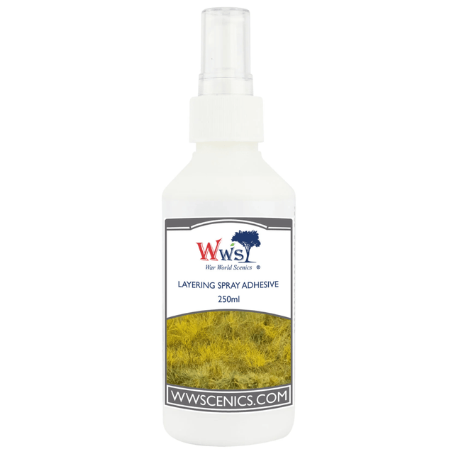 WWScenics Layering Spray Adhesive For Static Grass 250ml - Phillips Hobbies