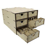 WWScenics Loco & Rolling Stock Storage Box 6x Multi-Compartment Drawers - OO, HO & OO9 - Phillips Hobbies