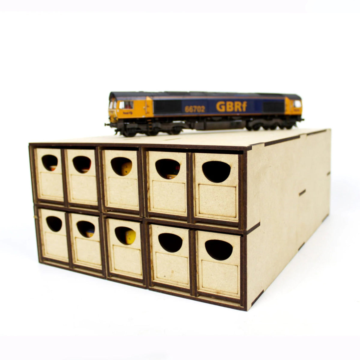 WWScenics The Loco Storage Box 10 Drawers - OO, HO & OO9 - Phillips Hobbies