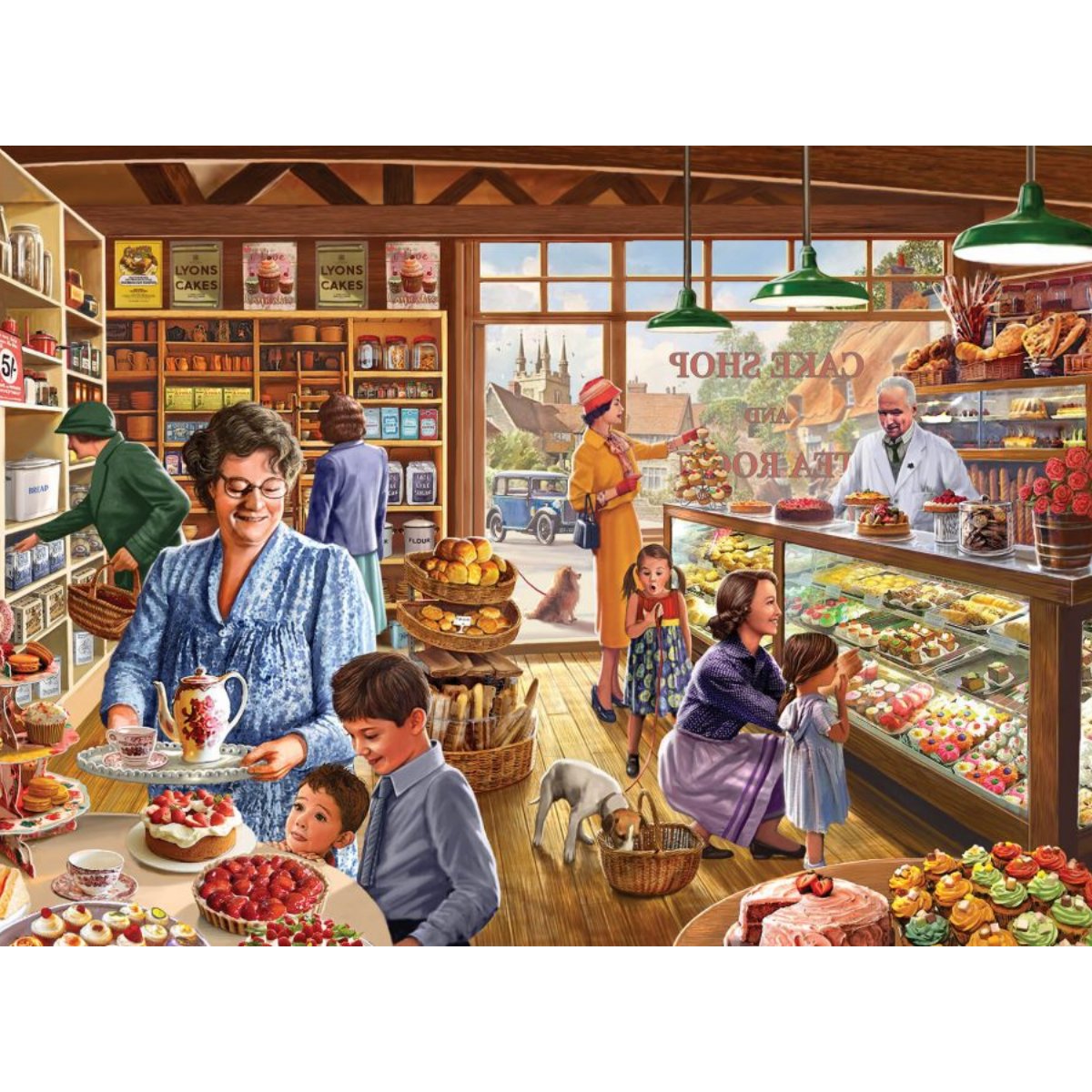Ye Olde Cake Shoppe Jigsaw Puzzle (1000 Pieces) - Phillips Hobbies
