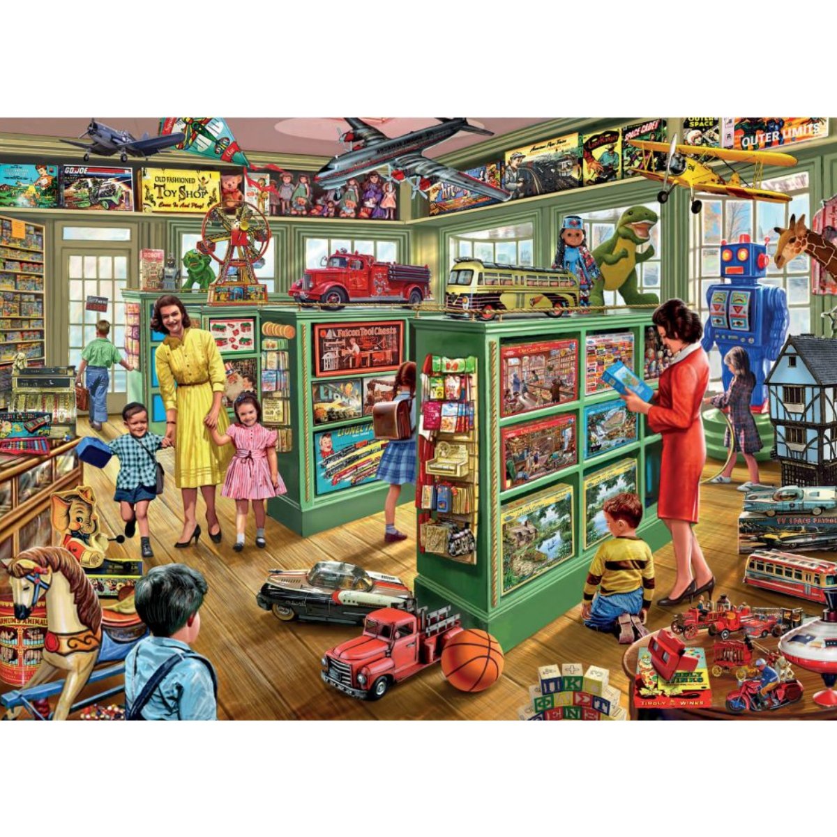 Ye Olde Toy Shoppe Jigsaw Puzzle (1000 Pieces) - Phillips Hobbies