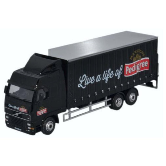 Oxford Diecast 76VOL02CL Marstons Volvo FH Curtainside Lorry - 1:76 Scale Model - Phillips Hobbies