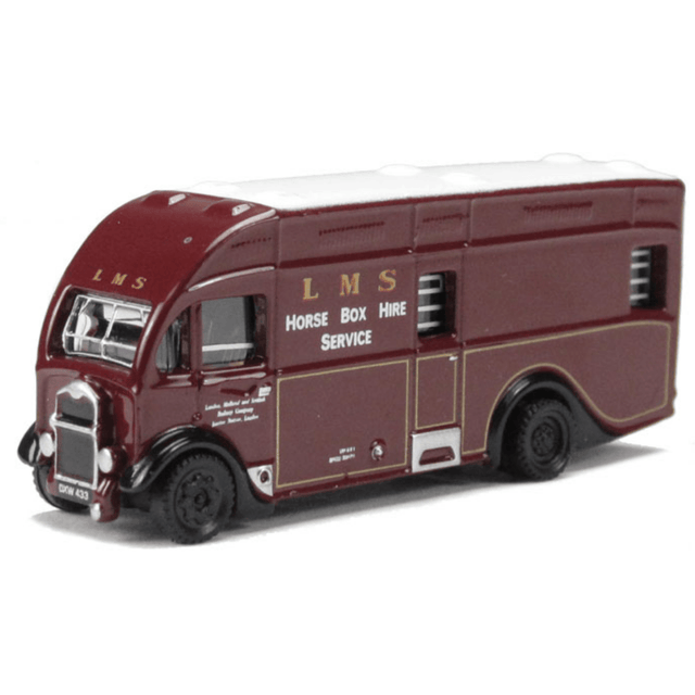 Oxford Diecast Albion Horsebox - LMS - N Scale - Phillips Hobbies